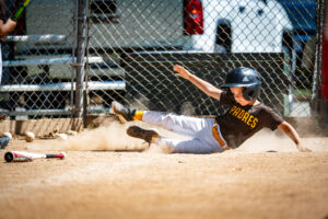 Baseball youth game captured by Ventura photographer Brandon Fox.